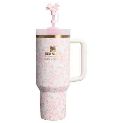Stanley 1913 x LoveShackFancy Holiday Quencher® H2.0  FlowState™ Tumbler | 40 OZ